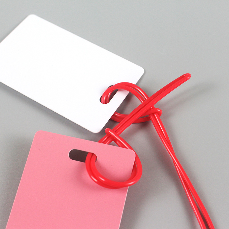 Cross-border travel luggage tag PVC color lanyard transparent rope certificate lanyard long-term in stock also optional color