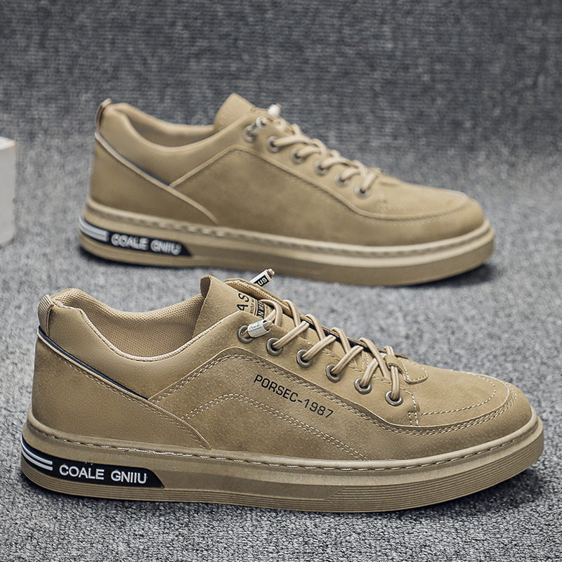 Spring Men's Shoes New Breathable Shoes Men's Korean Style Trendy Versatile Wear-Resistant Sports Casual Shoes Sneakers Trendy Shoes