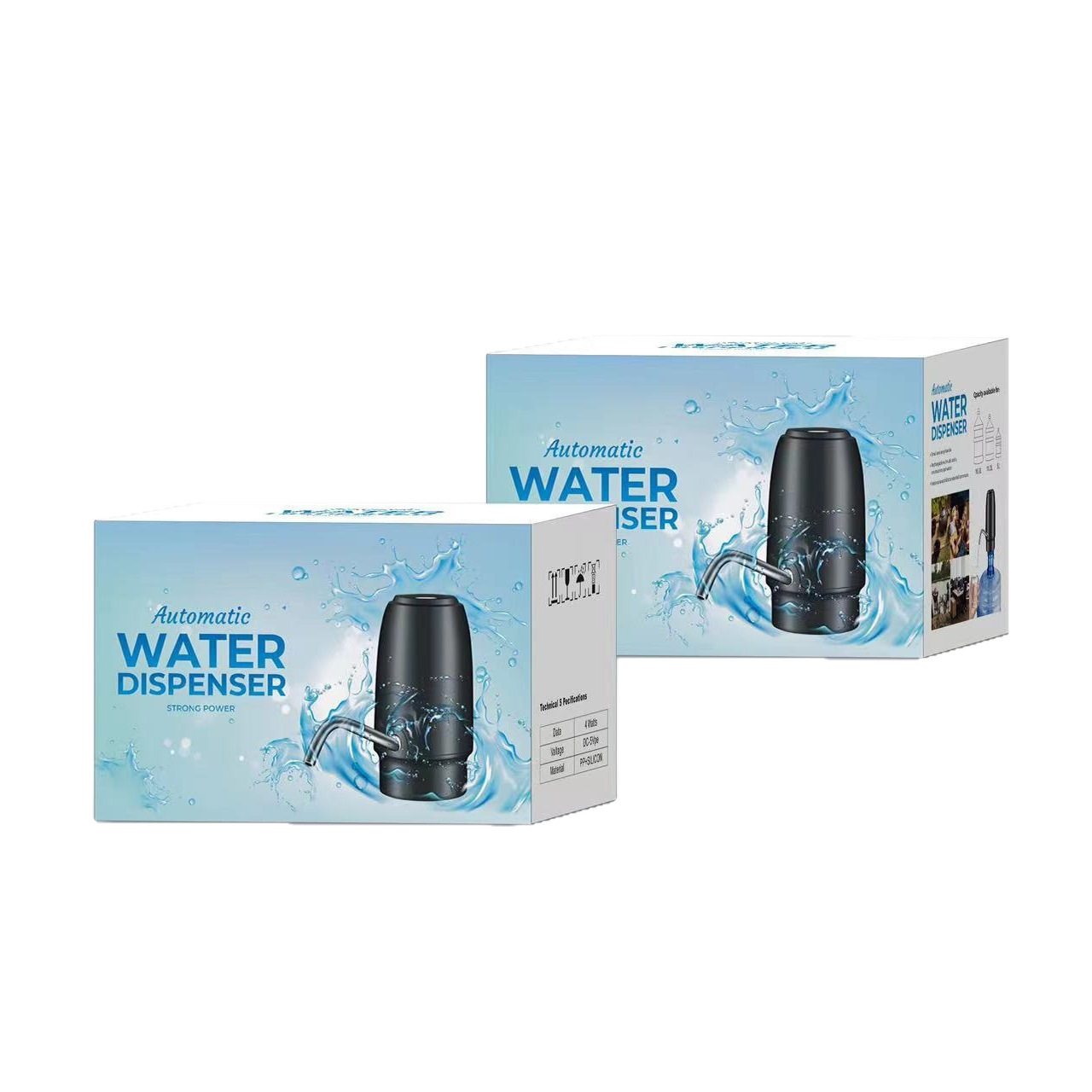 New Wholesale Electric Water Pump Bottled Water Automatic Water Pressurizer Mineral Water Rechargeable Water Dispenser Household Water Dispenser