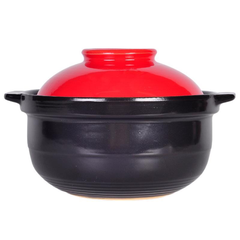 Casserole Printed Ceramic Soup Porridge Pot Kitchen Gift Bank Conference Gift Purchase Company Opening Gift