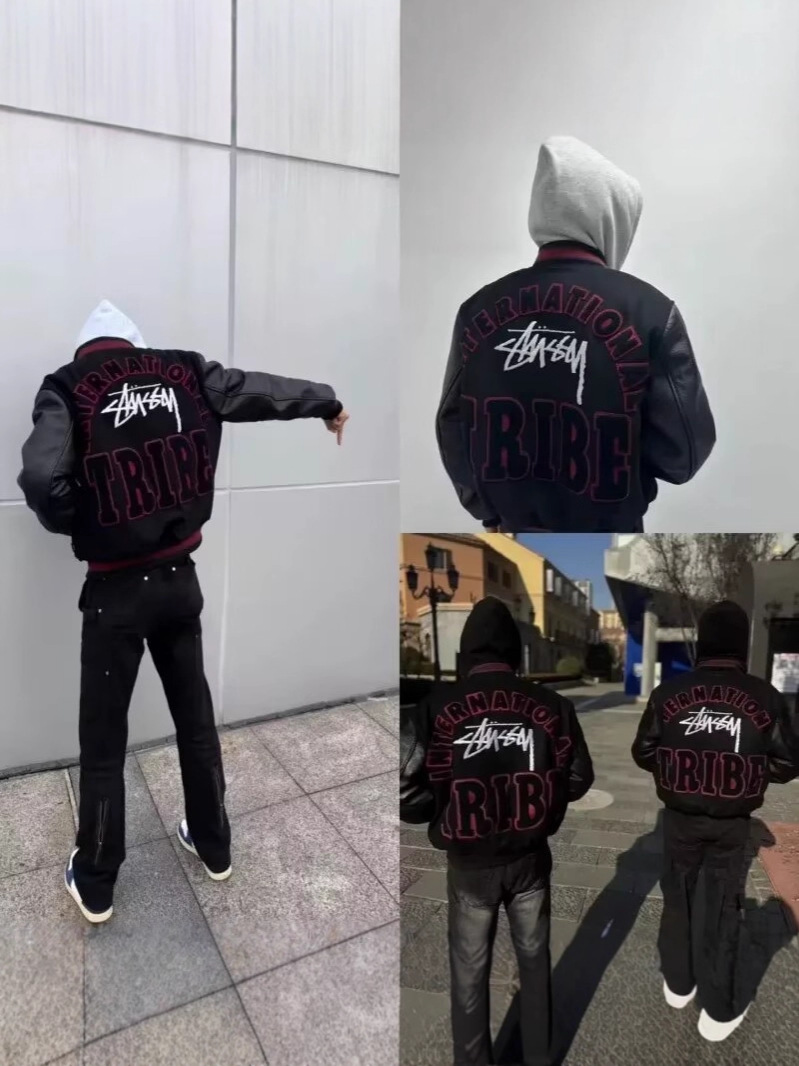 Trendy High Street Letter Ins Jacket for Men and Women, Spring and Autumn Style, Cool American Retro Patchwork Baseball Jacket