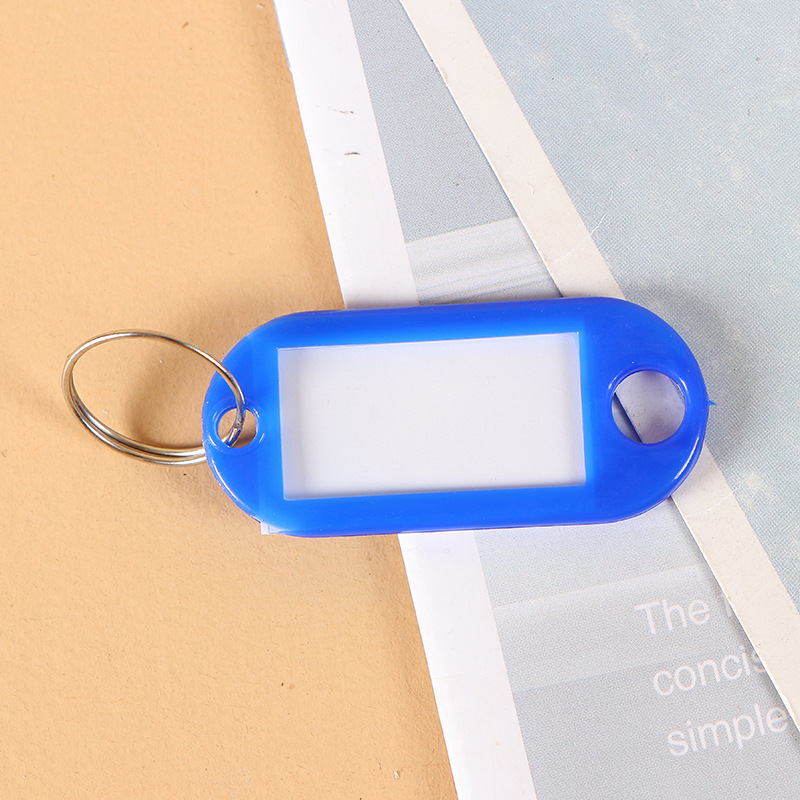 Plastic PP key tag luggage can be classified tag tag tag tag key tag hotel number tag manufacturer