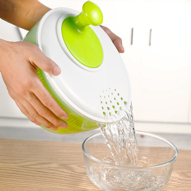 Multi-Purpose hand-operated kitchen vegetable dehydrator vegetable washing and drying integrated storage basket basket quick slice grater