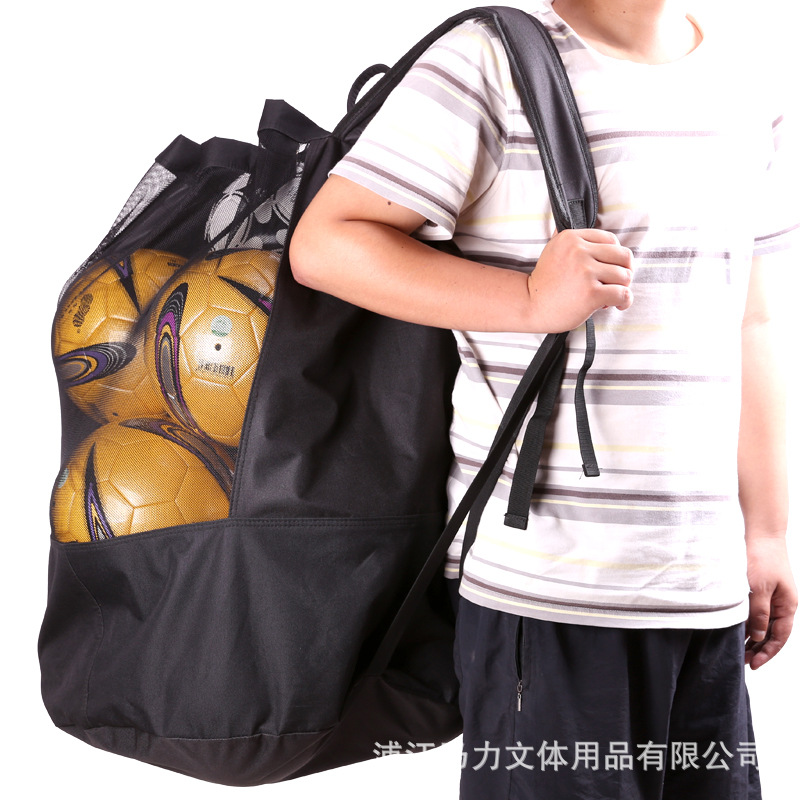 Factory large football bag basketball net bag big net bag football sports bag football storage bag