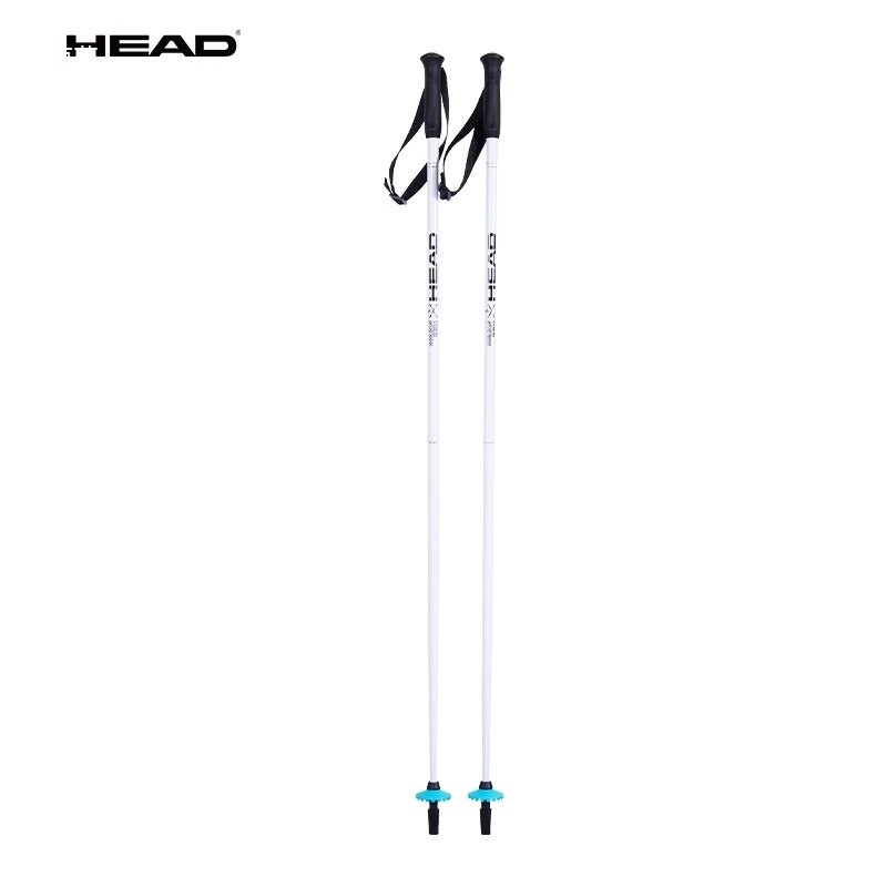 Snow Power Head Ski Poles Lightweight Aluminum-Magnesium Alloy Snow Poles for Adults and Kidsren 100-130