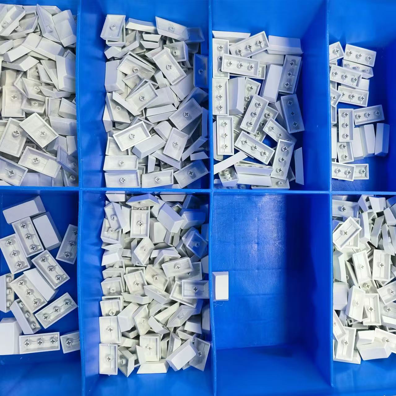Original Height Keycap Material White Unengraved Pbt Material Easy to Color Mechanical Keyboard Blank Keycap Material