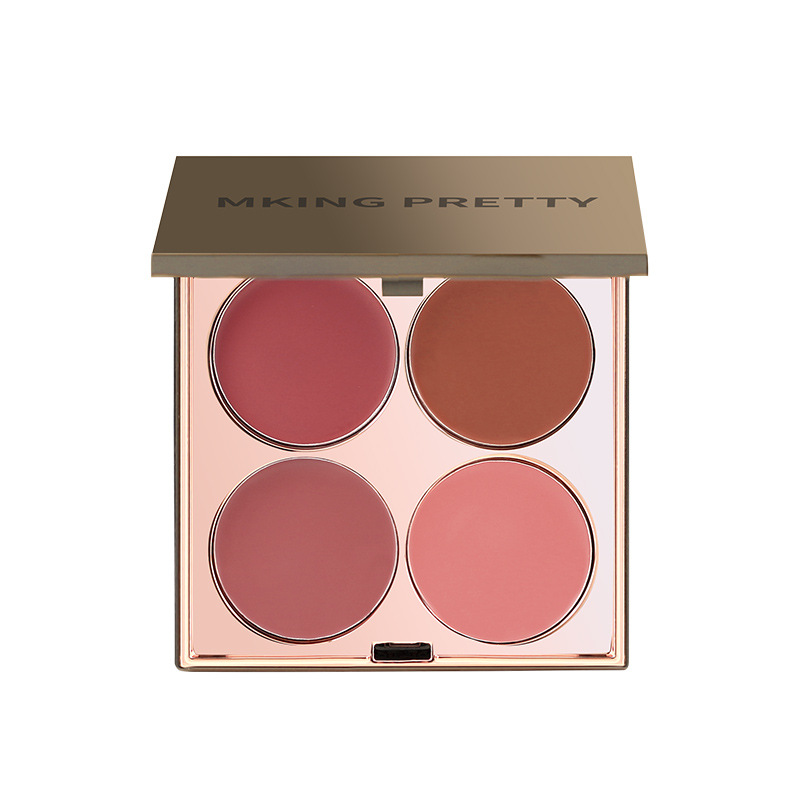 Mk Multi-Purpose Cream Blush Eye Shadow Lipstick Highlighter Comprehensive Palette Matte Lip Mud Whitening Student Contouring Palette All in One