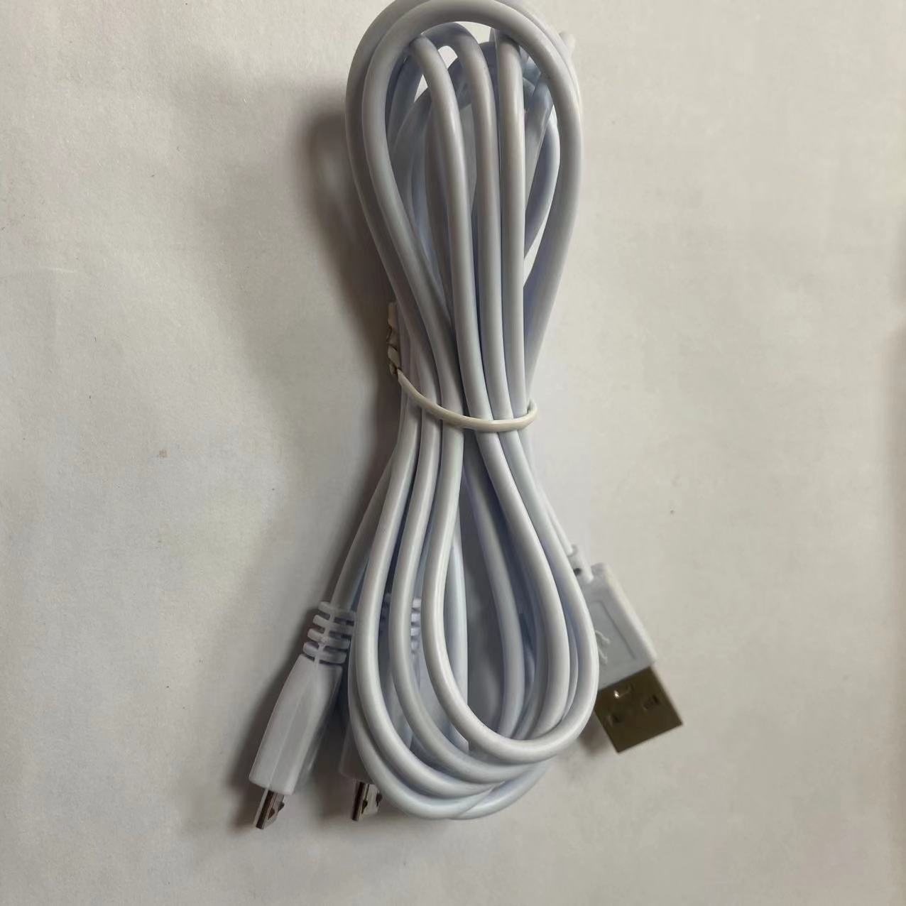 Charging Cable One-To-Two White USB to Micro, 1.3m a Charging Cable Mike Charger Android