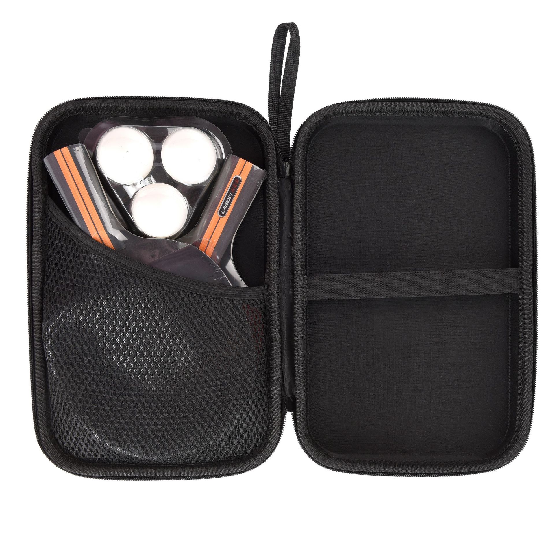 Factory hard EVA bag table tennis racket bag table tennis racket set large capacity straight racket horizontal racket cross-border storage bag