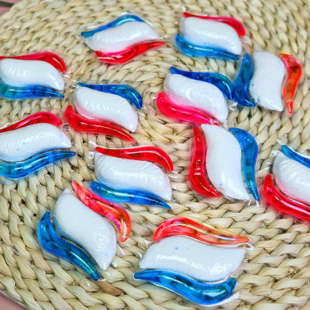 Three-In-One Multi-Effect Dishwashing Beads for Cleaning Dishwashers, Multi-Effect Powder and Liquid Detergent Dishwashing Beads