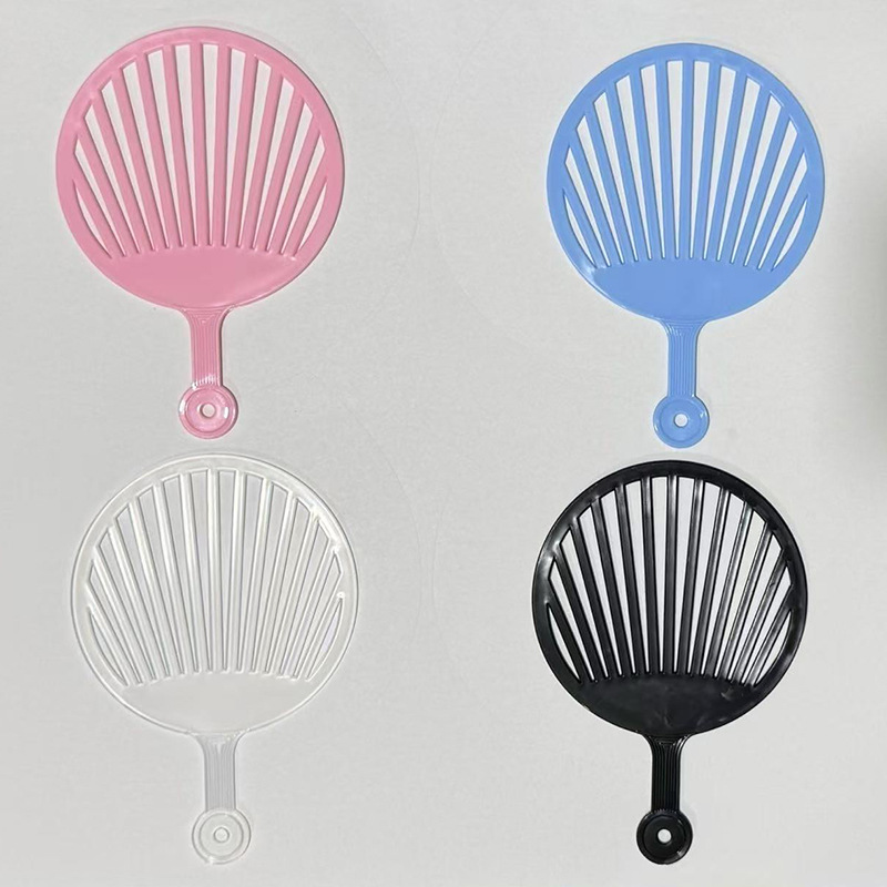 Celebrity Peripheral Support Fan, Homemade Mini Fan, Transparent Fan Handle, Large and Small King Fan, Customized D J Y Round Fan