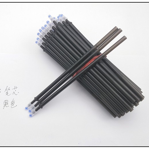 Factory Direct sales Mo easy to wipe refill eraser erasable magic gel pen core crystal blue black 0.5mm