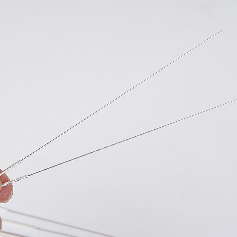 Manufacturer Supplies 304 Stainless Steel Ear-Picking Silver Needles, Customizable Ear Needles, Goose Feather Needles, Ear-Picking Tools, Silver-Plated Needles Wholesale