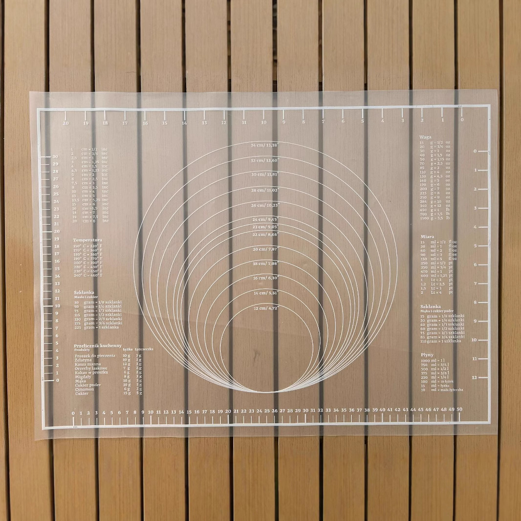 Food Grade Kneading Mat Silicone Kneading Mat Rollable Baking Household Non-Slip Non-Sink Powder Foldable Noodels