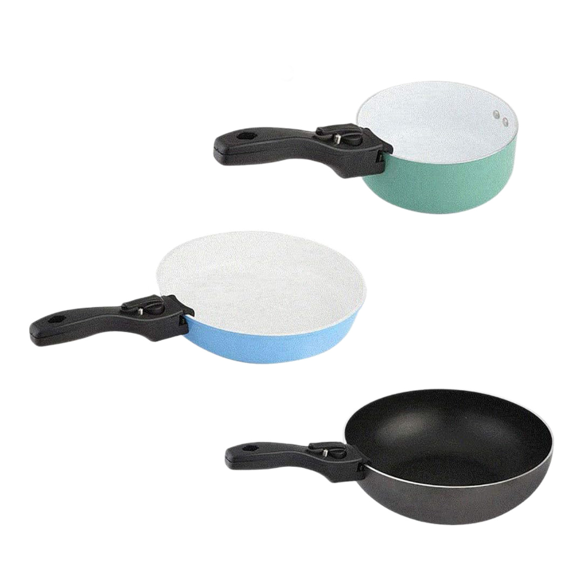 In-Stock Detachable Handle Detachable Handle Frying Pan Anti-Scalding Pot Clip Universal Bakelite Movable Handle