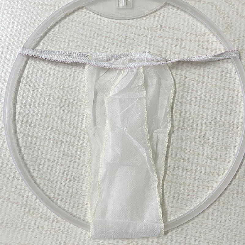 Disposable thong non-woven men's and women's sweat steaming beauty salon underwear breathable wash-free sauna business trip women's thong