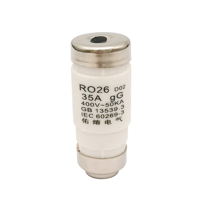 Screw fuse R026 RO26 D02 gG 400V-50KA 20A25A32A35A40A50A63A