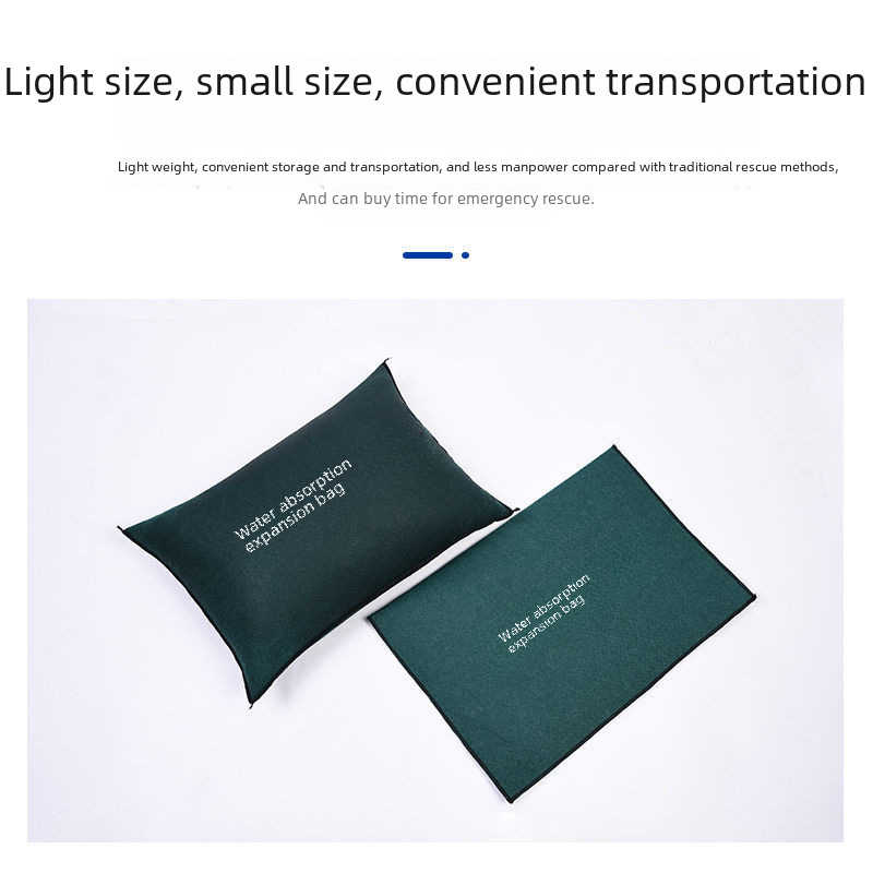 Lightweight automatic water-absorbing expansion bag flood control sandbag fire-fighting property emergency sand-free fresh water sandbag flood control