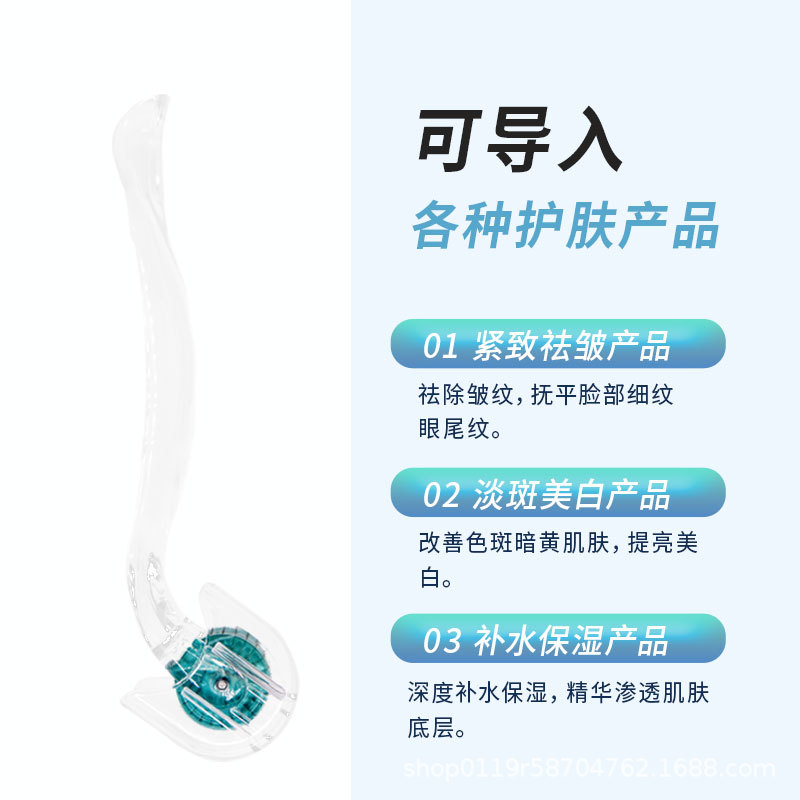 Meiwos Medical Device Brand Roller Needle Skin Roller Micro-Needle Beauty Salon Roller for Acne Scars and Stretch Marks to Deliver Essence