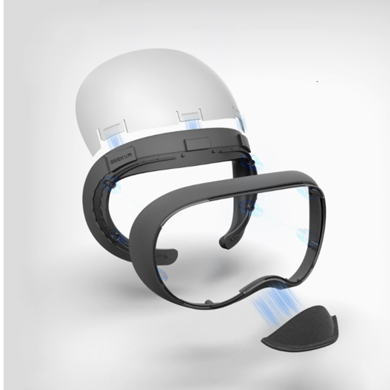 Suitable for Vision Pro Vr Mask Quick Replacement Double Plastic Parts Double Sponge Head-Mounted Mask