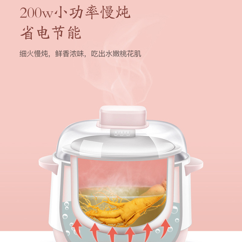 Electric Stew Pot Automatic Household Ceramic Multifunctional Waterproof Bird's Nest Soup Pot Health Pot Casserole Electric Rice Cooker