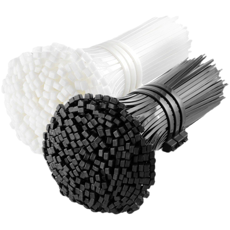 Source Factory Wholesale Nylon Cable Ties High-Strength Self-Locking 5*300 Wire Bundling Plastic Cable Ties