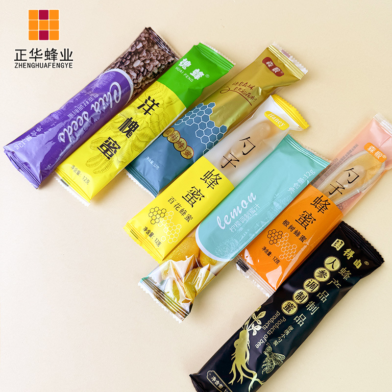 Spoonful of Honey, 12g of Wildflower Honey, Native Honey, Linden Tree Honey, Individually Packaged, Portable Small Spoon, Linden Tree Honey Source