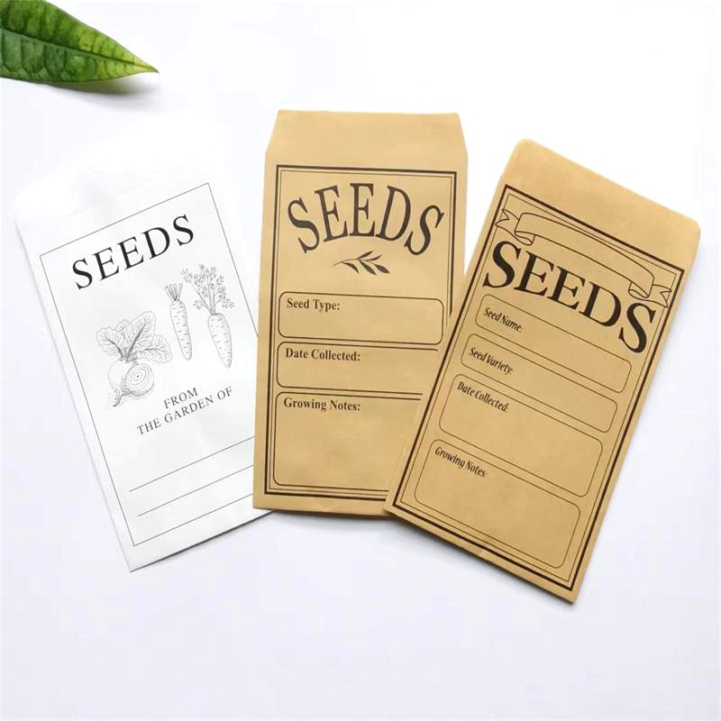 Brown Packing Paper Envelope Seed Bag 10*8 Various Sizes Student Envelope Seeds Vegetable Flower Cowhide Seed Bag
