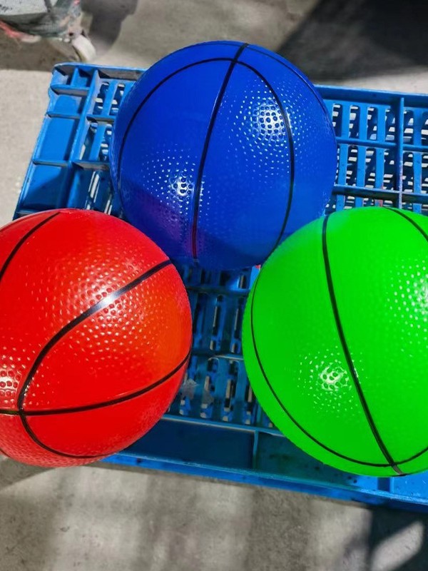 Factory Direct Supply Children's Toys Basketball Football Three-Color 8cm Slap Ball Leather Ball Kindergarten Baby Non-Toxic