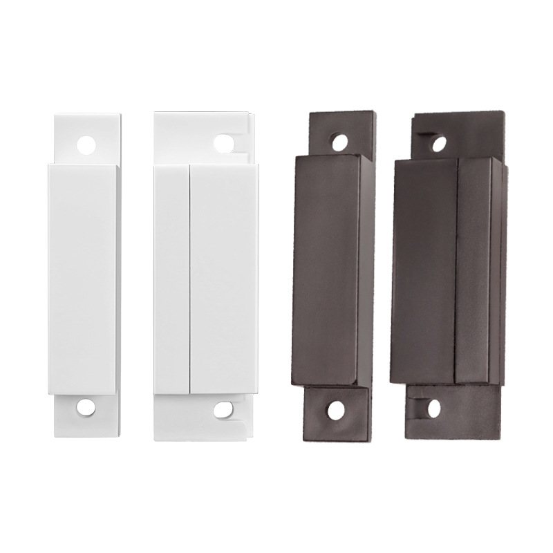 Surface-Mounted Wooden Door Magnetic Alarm Home Detection Magnetic Sensor Switch Special Anti-Theft Alarm Wired Cross-Border