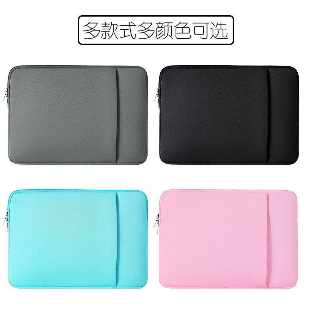 Laptop bag fleece-lined foam liner bag drop-proof with multi-pocket fashion tablet factory wholesale 16 inch