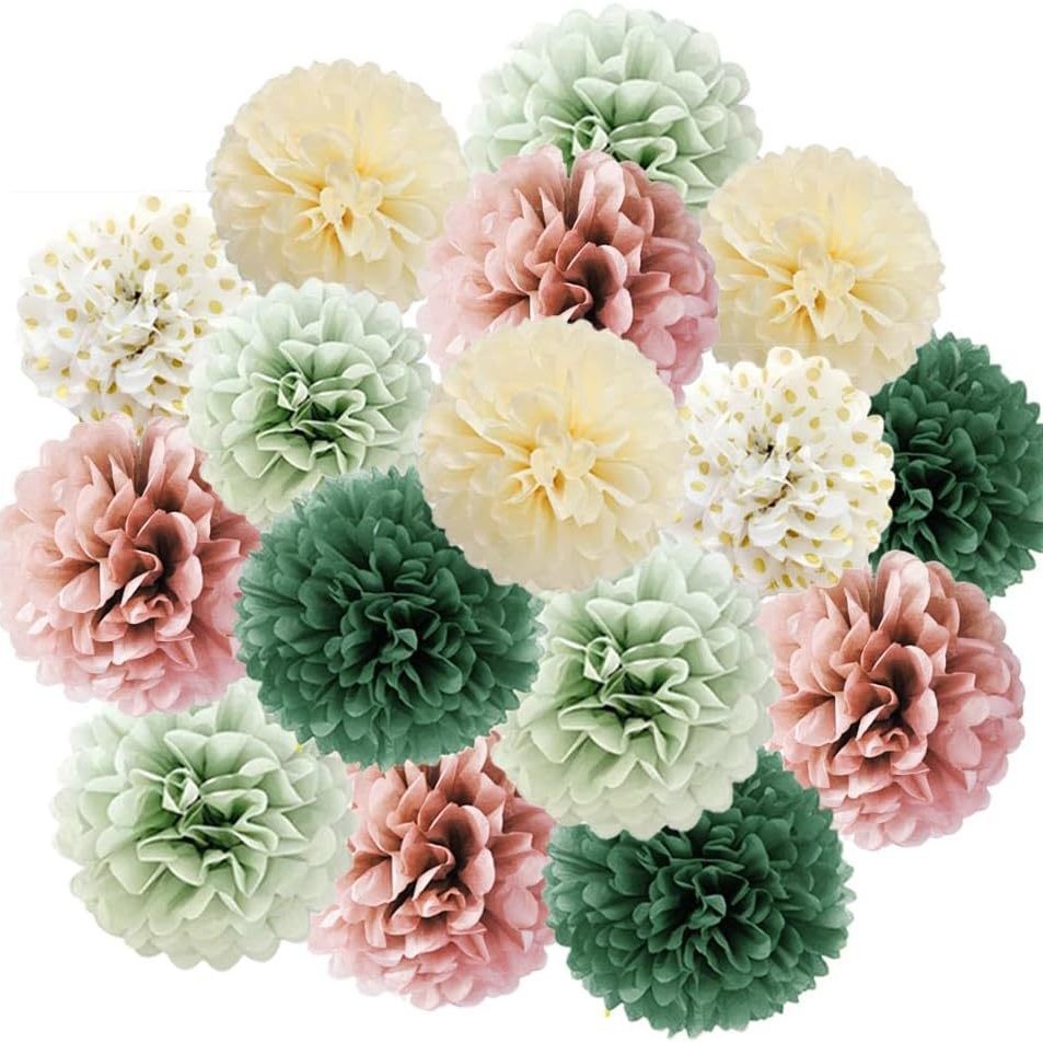 Spot European and American Paper Flower Balls Paper Flower Honeycomb Balls Export Birthday Set Wedding Wedding Room Party Decoration Supplies