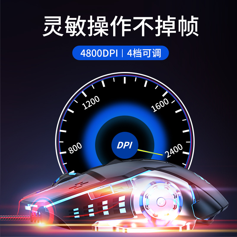 G3 Mouse Wired Rgb Macro Programming Mechanical Feel Game E-Sports Office Home Peripherals Notebook