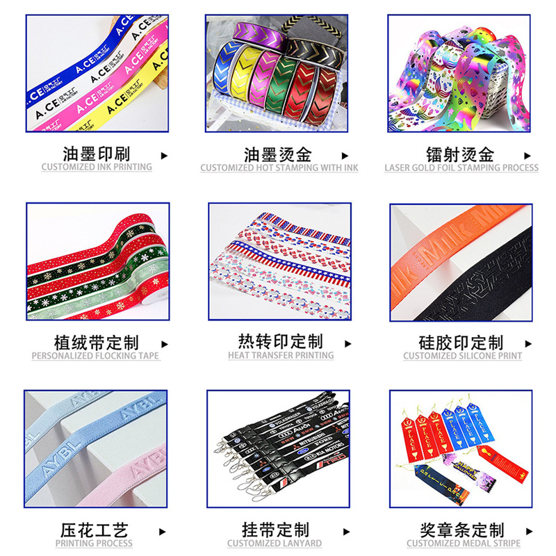Лента с индивидуальной печатью логотипа подарочная упаковка лента полиэстеровая лента для упаковки на день рождения свадьбы праздников горячее тиснение