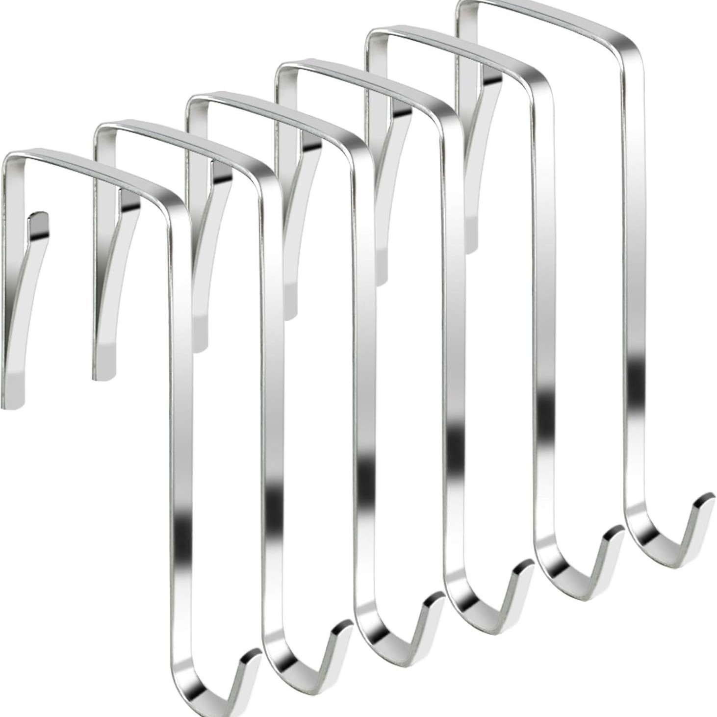 Регулируемый металлический крючок, дверной крючок без сверления, бесшумный крючок для ванной, настенный крючок