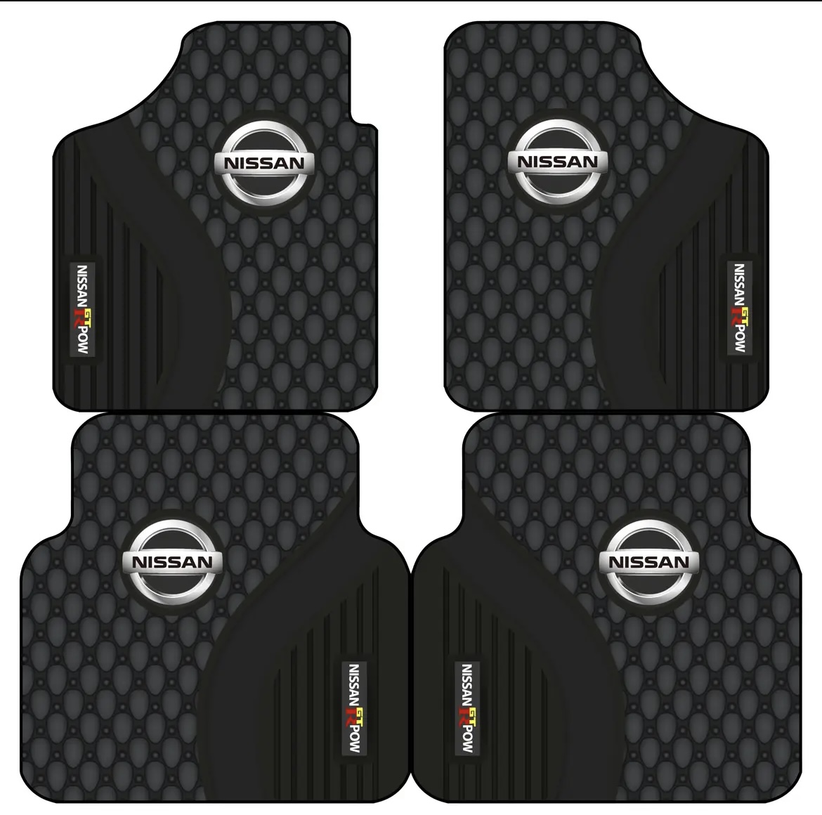 Car logo car mat fashion universal pedal mat diatom mud surface four seasons universal non-slip washable car mat