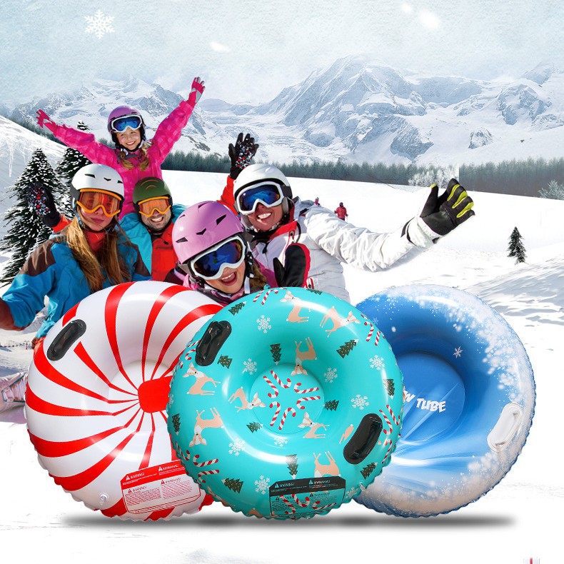 Надувное кольцо для катания на лыжах из ПВХ, новый продукт, круглое утолщенное надувное кольцо для водных лыж, имитационная игрушка