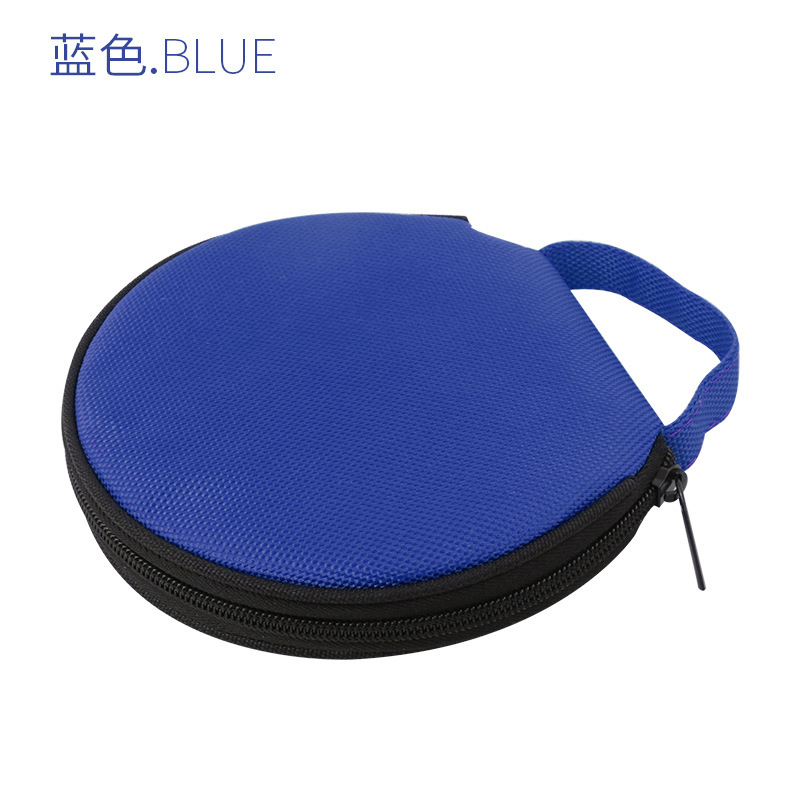 Car CD Bag Storage Disc Storage Box Large Capacity Oxford Cloth Car CD Bag Board Household Car Round Disc Bag