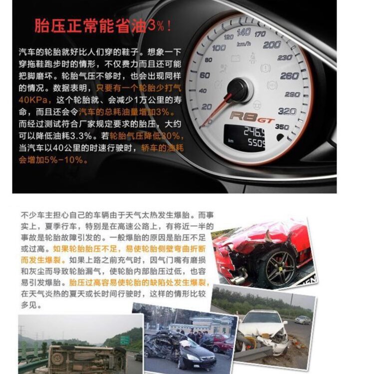 Car Tire Pressure Monitoring Cap Visual Tire Pressure Warning Device Tire Pressure Detector Tire Pressure Cap Tire Detection Cap 4 Pack