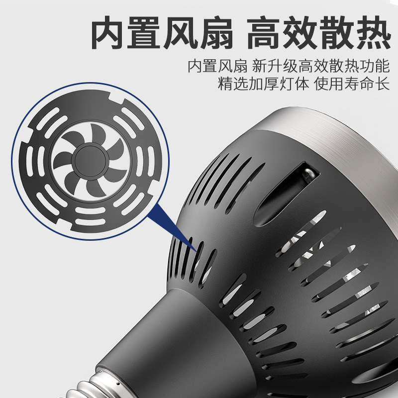 Led Track Spotlight Bulb Par30 Energy-Saving Super Bright Shop Commercial Clothing Store Fresh Food Lamp E27 Screw Light Source