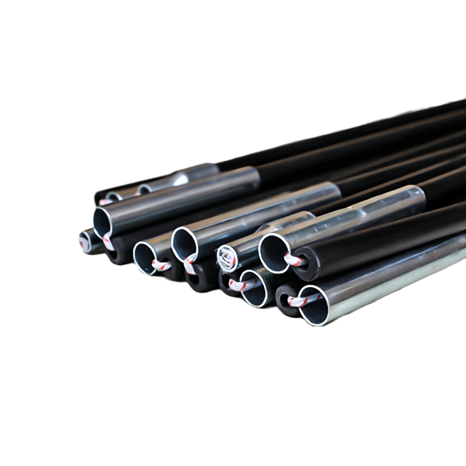 Fiberglass Tent Bracket Foldableing Rod Storage Box Bag Bracket Double Section Telescopic Assembly Fiberglass Foldableing Tent Rod