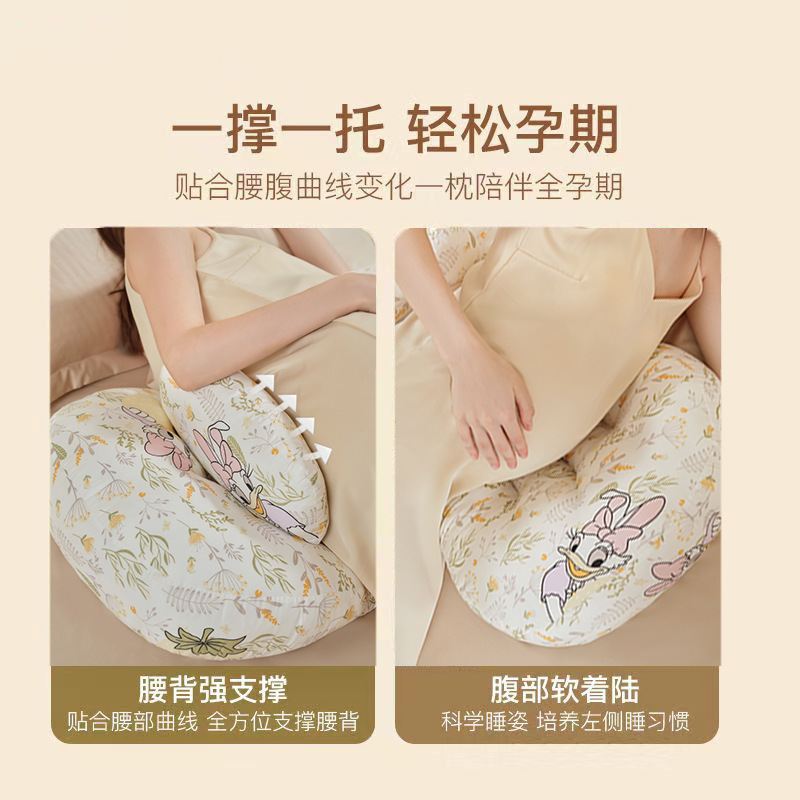 Pregnant Women's Pillow Waist Protection Side Sleeping Pillow Abdominal Side Sleeping Pillow Breathable Pregnant Women's Sleeping Pillow Waist Pillow Necessary for Pregnancy