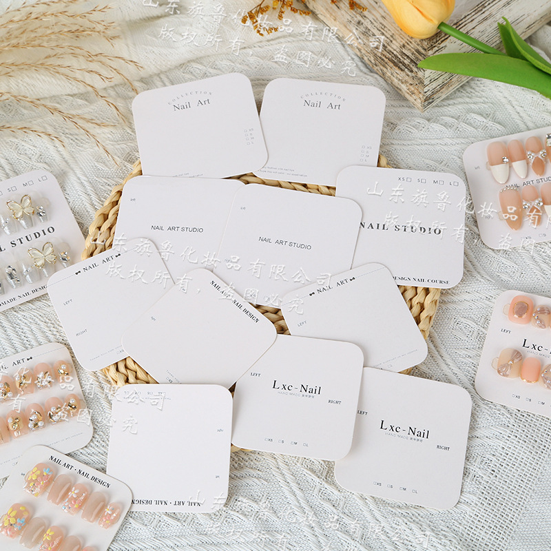Wear a cardboard display board nail art small card color card photo props thick minimalist multi-style paper card