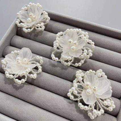 Handmade flower wedding dress headdress hair clip embellishment DIY accessories flower artificial sewing small flower
