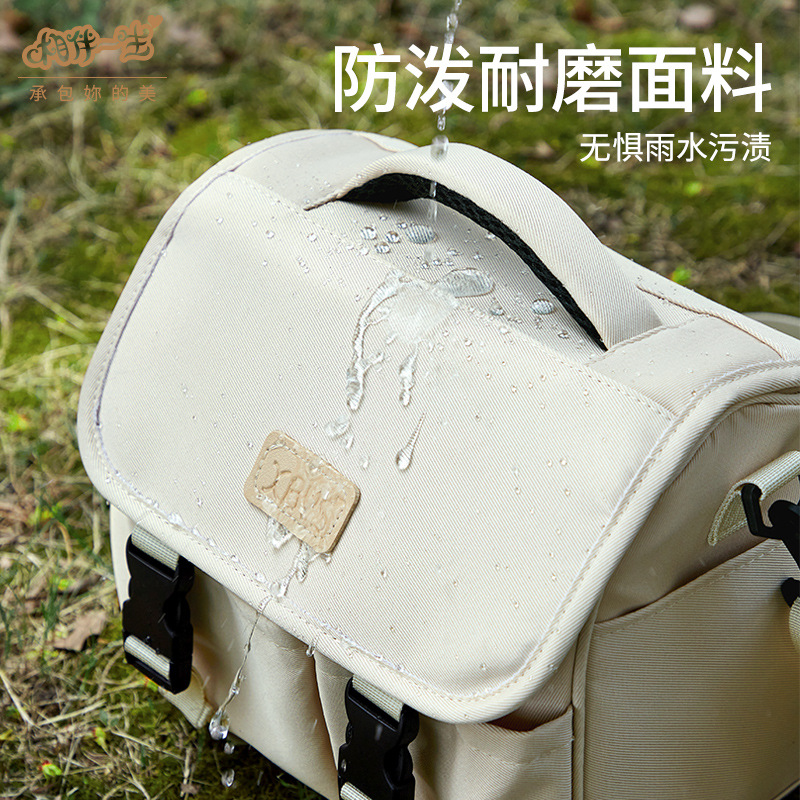 A Lifetime Convenient Shoulder Digital Camera Bag SLR Photography Storage Bag for Canon Sony Fuji