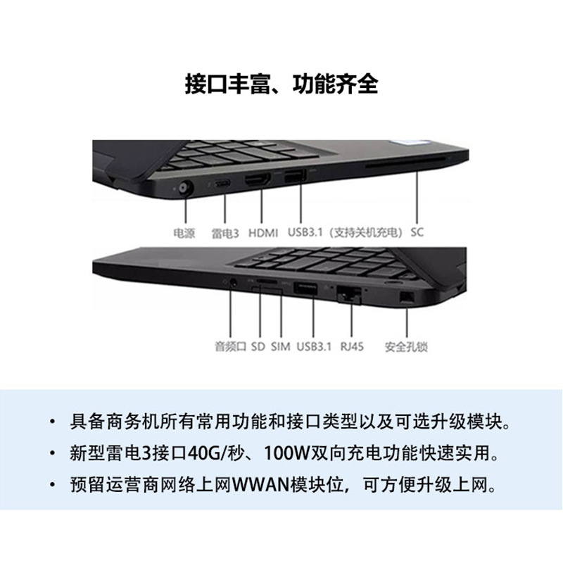 12.5inch E7270 Brand Portable Thin and Light Business Office Laptop Wholesale Usedlaptopc