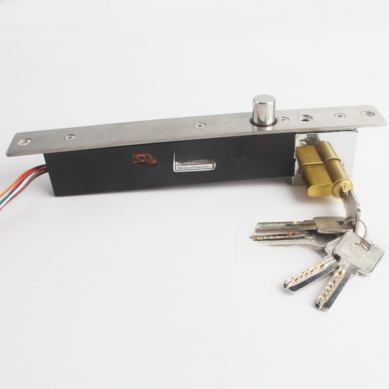Prison lock with key electric lock with key electric plug lock solid narrow power off lock signal 12v lock head