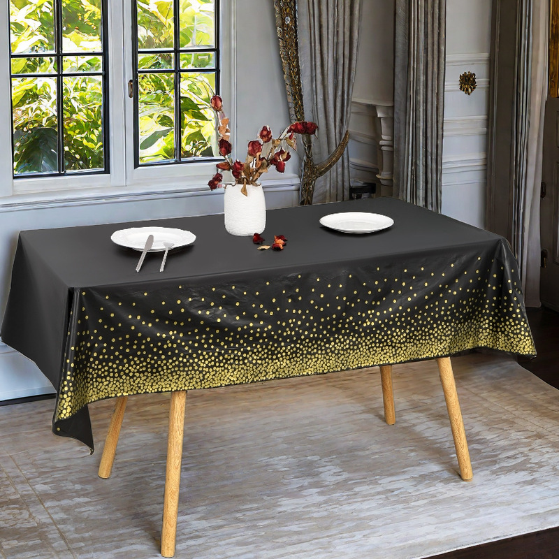 Кросс-бордерная одноразовая скатерть PEVA, водонепроницаемая, маслостойкая, для вечеринки, внешнеторговая