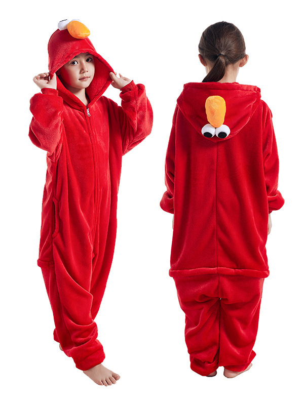 Autumn and Winter Flannel Cartoon Animal One-piece Pajamas Home Clothes King Kong Mary Sonic Kidsren's Anime Jumpsuit