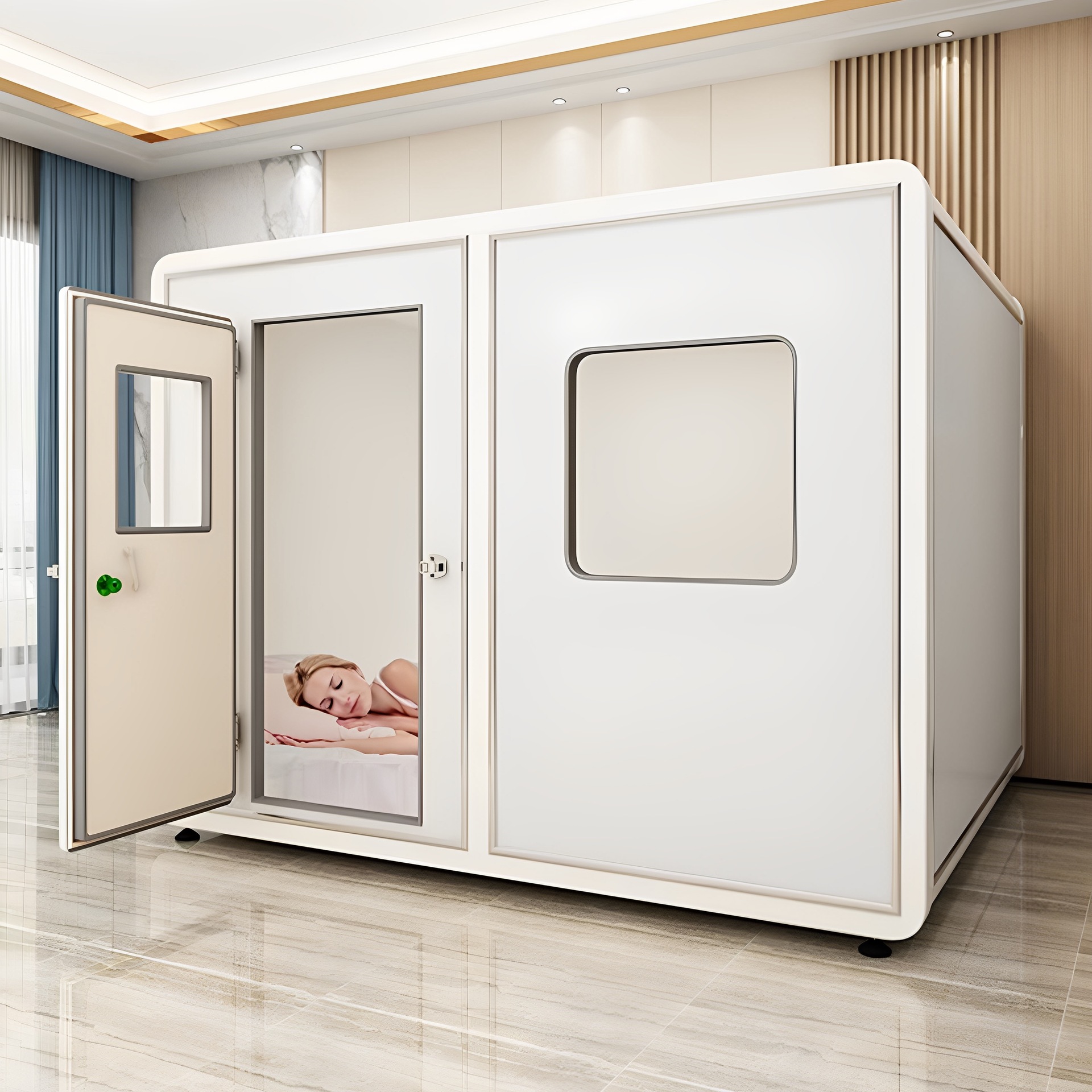 Sleep Cabin Soundproof Room Home Indoor Study Room Piano Room Audio Room Drum Recording Studio Live Broadcast Silent Cabin